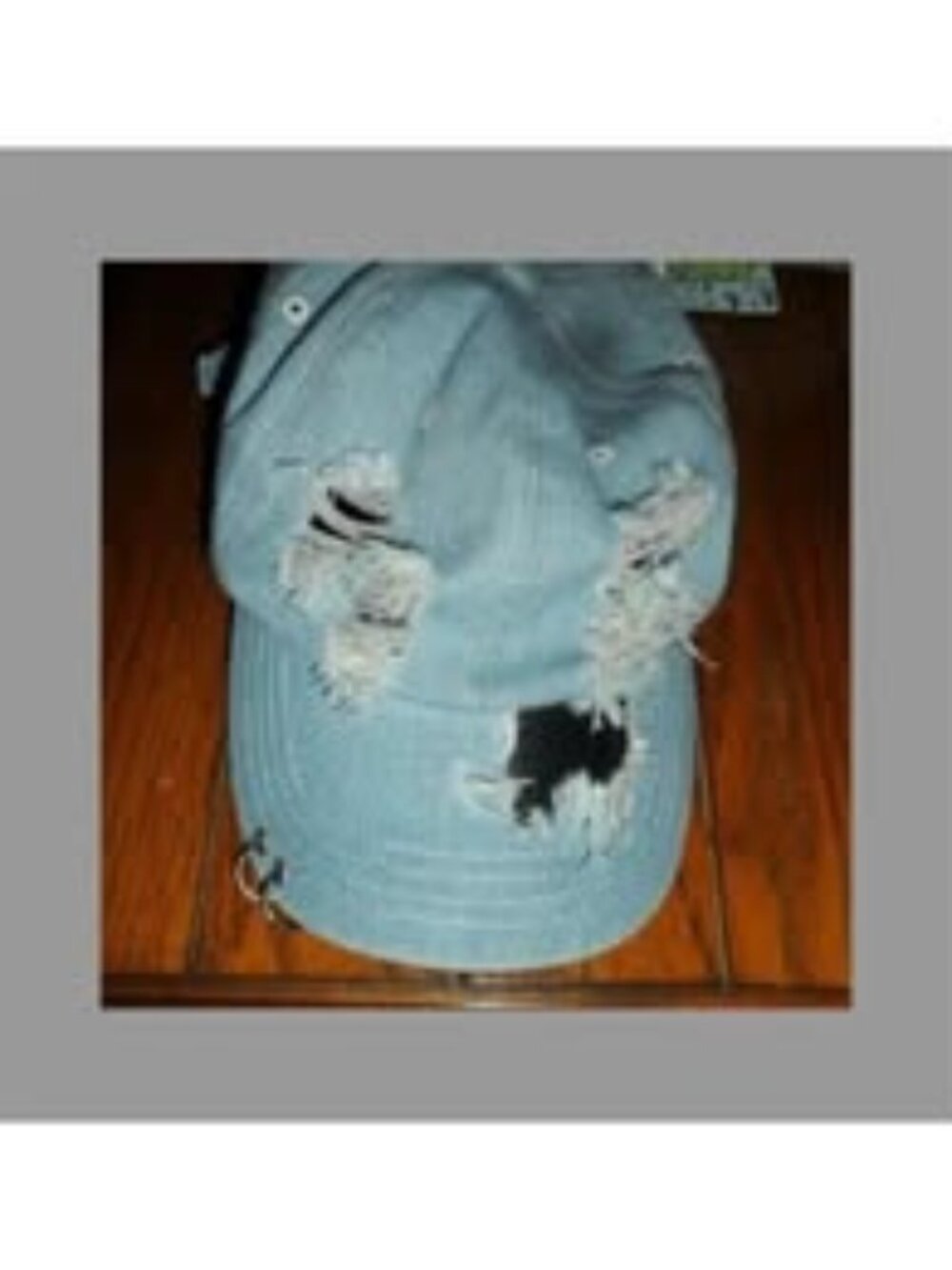 💰💰New Fashion Worn  Baseball Cap With Iron Ring